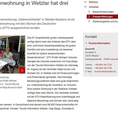 Apartment Ferienwohnung Nauborn Mit Grosser Uberdachter Terrasse, Ruhig Gelegen *